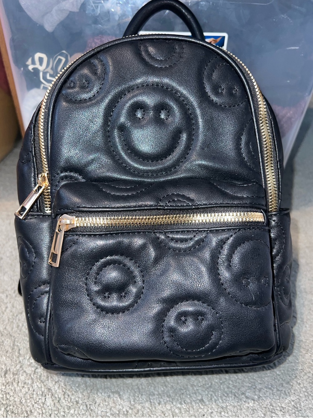 Mini Smiley Face  Backpack